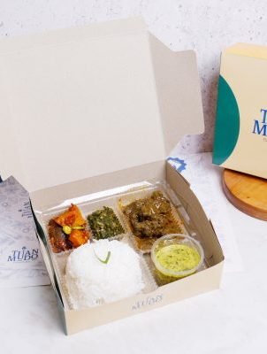 Nasi Box Daging Cincang
