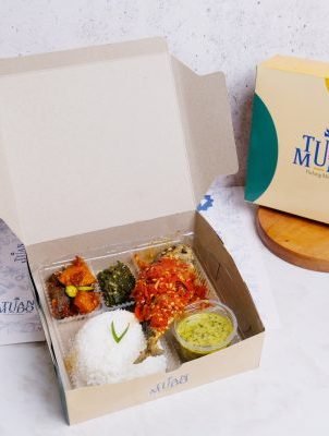 Nasi Box Ikan Kembung Bakar